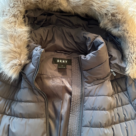 DKNY Long Puffer Coat - Picture 3 of 8
